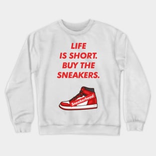 Hypebeast Red Sneaker Crewneck Sweatshirt